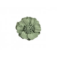 3d bloem olijf groen 75 mm