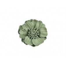 3d bloem olijf groen 75 mm