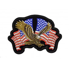 applicatie amerikaanse vlag met adelaar groot