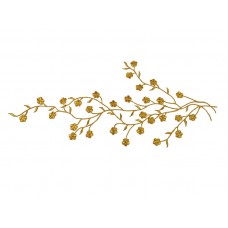 Applicatie goud bloesem op tak extra large (42 x 16 cm)