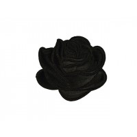 applicatie gestileerde roos zwart