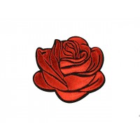 applicatie gestileerde roos rood