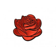 applicatie gestileerde roos rood