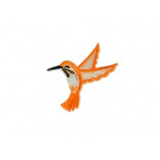 applicatie kolibri fel oranje
