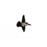 applicatie kolibri zwart