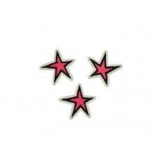 applicatie sterren set roze (3 stuks)