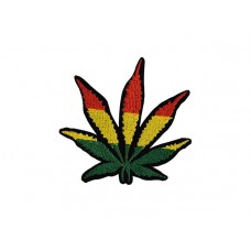 applicatie hennep blad rastafari kleuren