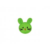 applicatie klein konijntje groen