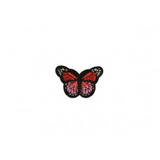 applicatie kleine vlinder rood roze