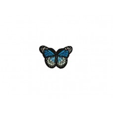 applicatie kleine vlinder turquoise