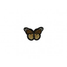 applicatie kleine vlinder goud bruin