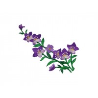 bloem applicatie violen paars