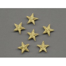 applicatie gouden sterren 2 cm (3 stuks)