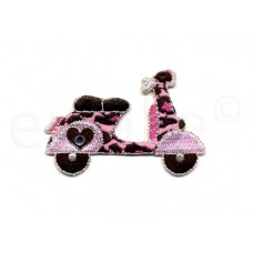 applicatie scooter roze