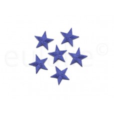 applicatie sterren blauw 2.5 cm
