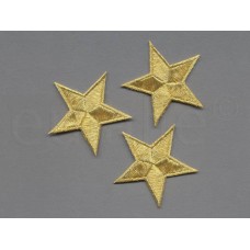 applicatie sterren goud 5.5 cm