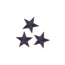 applicatie sterren marineblauw 4.5 cm