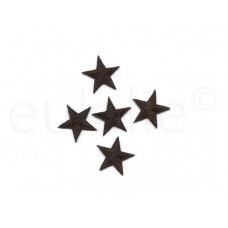 applicatie sterren zwart 2.5 cm