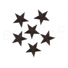 applicatie sterren zwart 3.5 cm