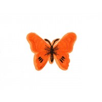 applicatie vlinder oranje zwart