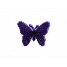 applicatie vlinder paars zwart