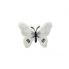 applicatie vlinder wit zwart