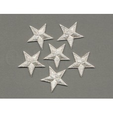applicatie zilveren sterren 3.5 cm