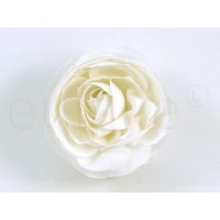 bloem corsage pioenroos wit