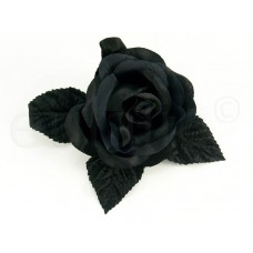 bloem corsage zwart