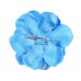 bloem corsage met kralen stamper lichtblauw