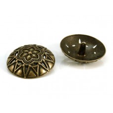 bronzen bolvormige knoop 4 cm