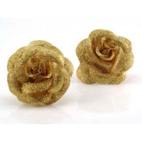 corsage glitter goud