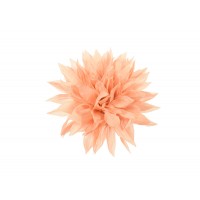 corsage koraal roze dahlia