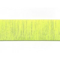 elastiek 6 cm breed lurex fluor geel