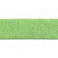elastiek 6 cm breed lurex fluor groen