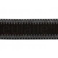 elastiek breed zwart grijs 6 cm