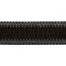 elastiek breed zwart grijs 6 cm