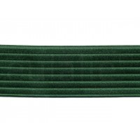 elastiek satijn groen 6 cm
