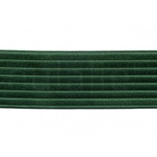elastiek satijn groen 6 cm