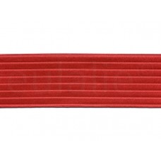 elastiek satijn rood 6 cm
