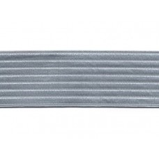 elastiek satijn zilvergrijs 6 cm
