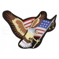 grote adelaar amerikaanse vlag applicatie