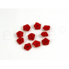 kleine roosjes rood (10 stuks)