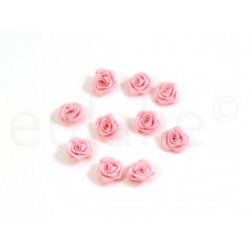 kleine roosjes roze (10 stuks)
