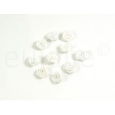 kleine roosjes wit (10 stuks)