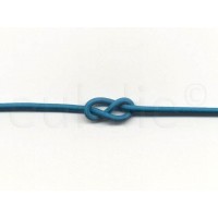koord elastiek donker turquoise 3mm  (2 meter)