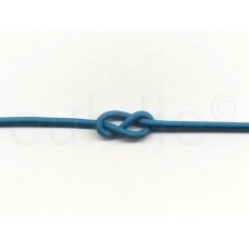koord elastiek donker turquoise 3mm  (2 meter)