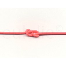 koord elastiek fluor oranje 3 mm (2 meter)