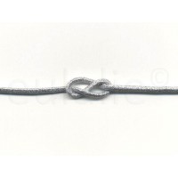 koord elastiek zilver 3 mm (2 meter)