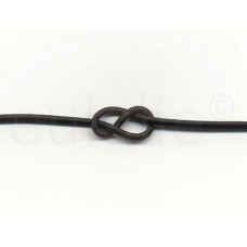 koord elastiek zwart 3 mm rol 50 meter